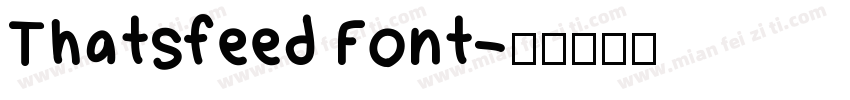 Thatsfeed Font字体转换